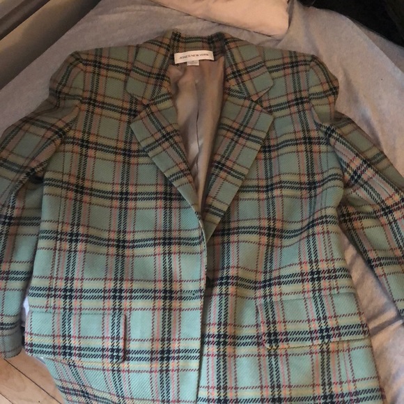 COOLEST vintage mint green Jones New York blazer - Picture 1 of 3